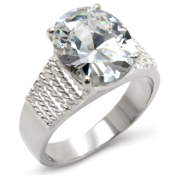 High-Polished 925 Sterling Silver Ring - Bella Trendee