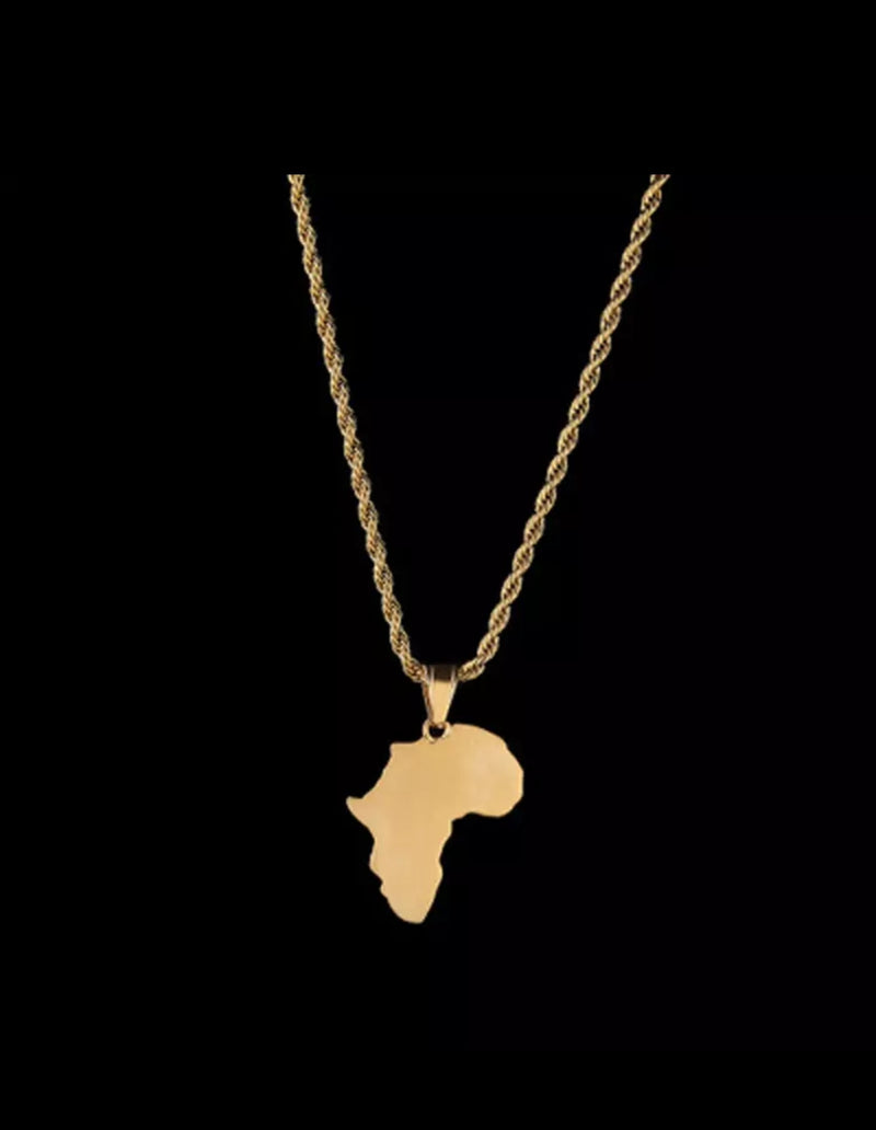 925 Silver Africa Pendant With Cubic Zirconia - Bella Trendee