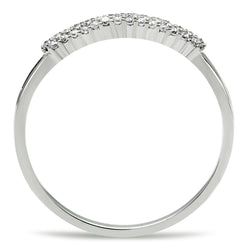 Rhodium 925 Sterling Silver Ring - Bella Trendee