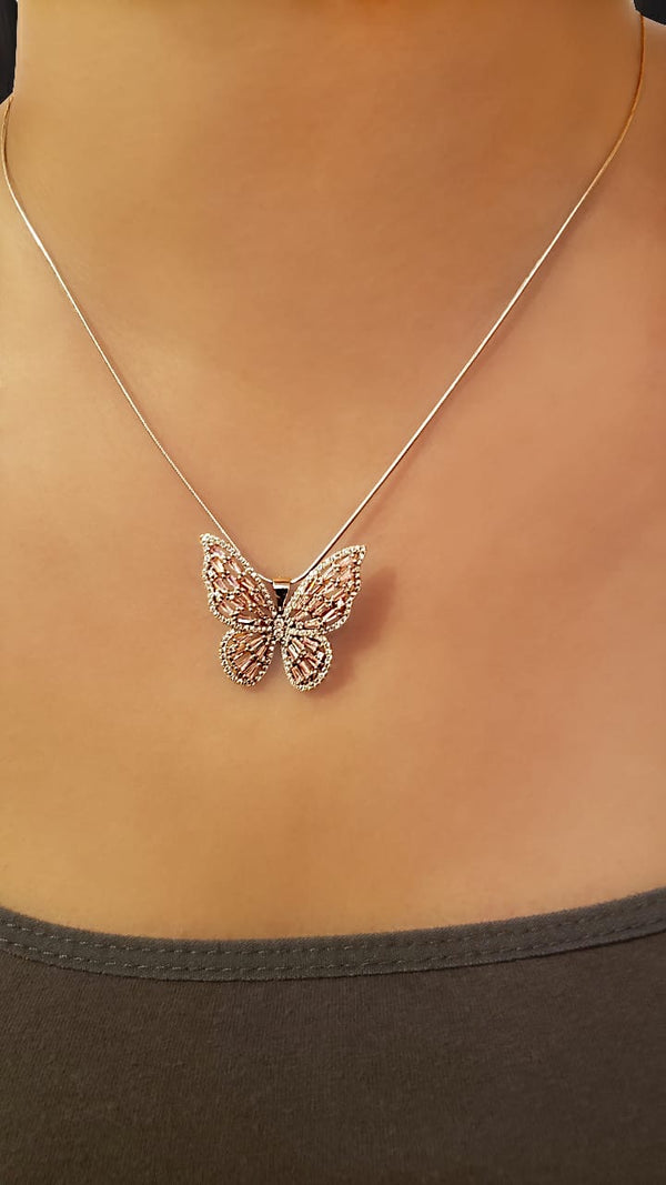 Butterfly Necklace - Bella Trendee